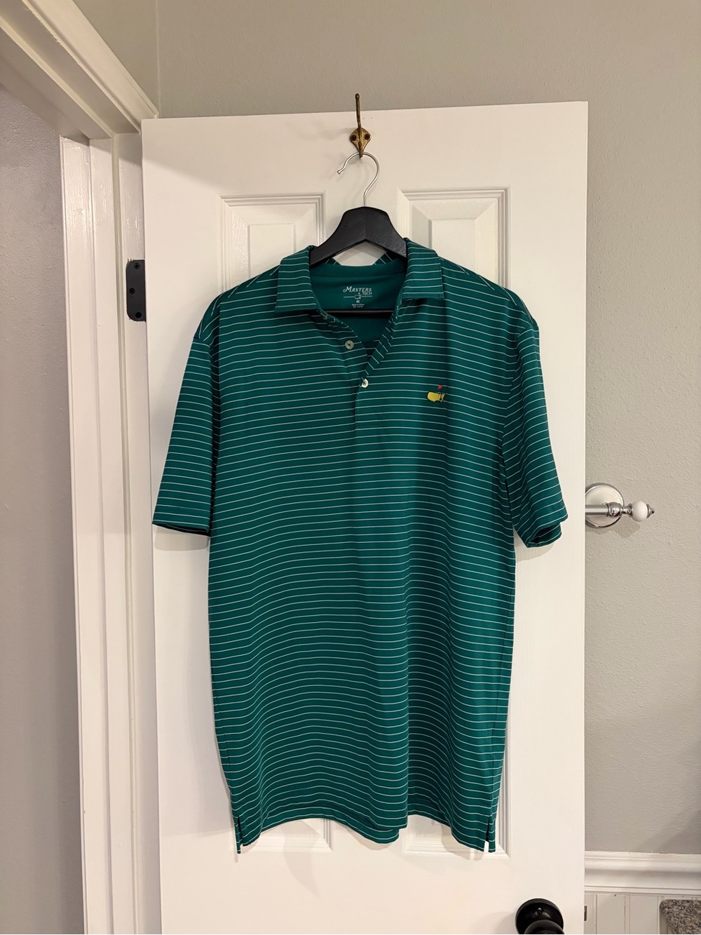 Masters Tech Augusta National Striped Golf Polo Men’s Medium